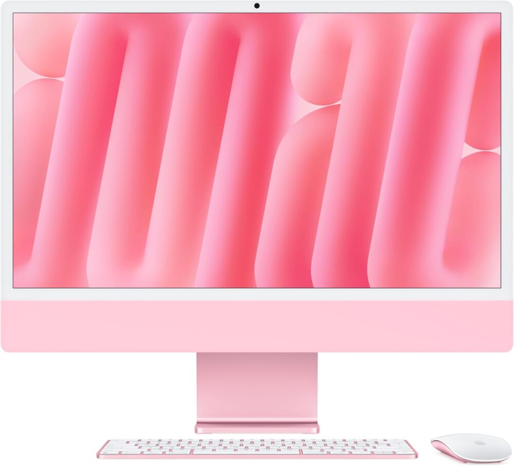 Apple iMac All-in-One Desktop Computer with M4 chip with 8-core CPU and 8-core GPU: Built for Apple Intelligence, 24-inch Retina Display, 16GB Unified Memory, 256GB SSD Storage; Pink - Image 5