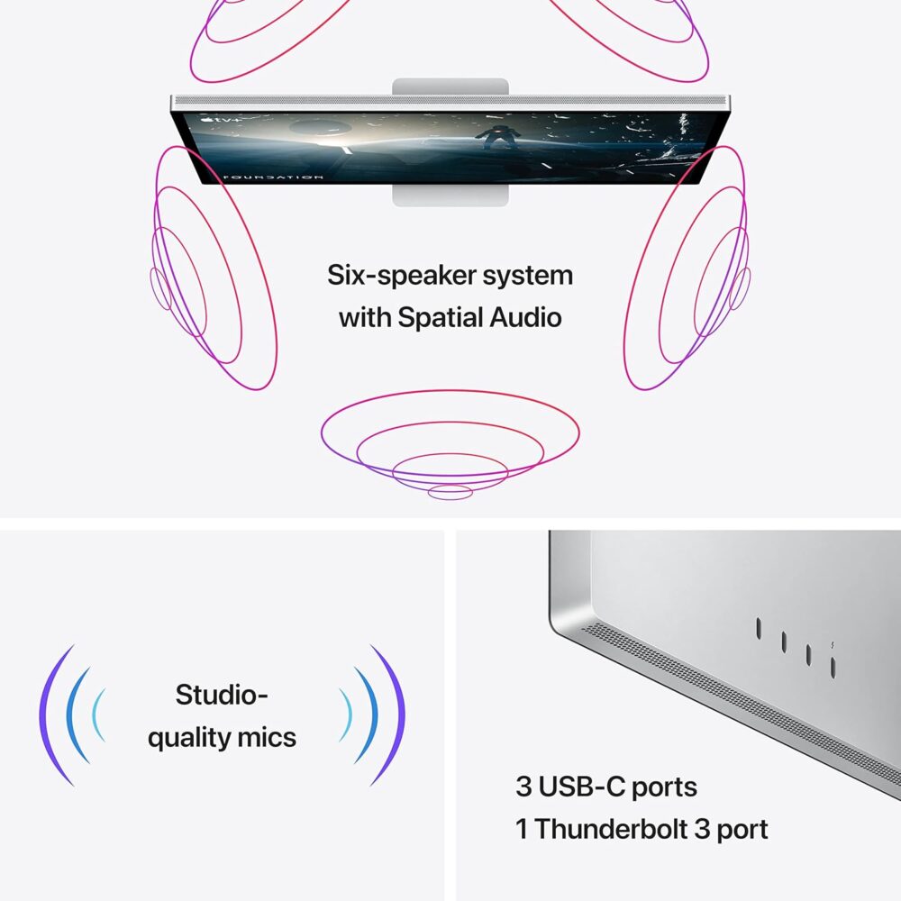 Apple Studio Display - Nano-texture glass - Tilt-adjustable stand - Image 4